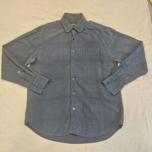 Tommy Bahama 100%‎ Silk Long Sleeve Embroidered Mens Shirt Medium